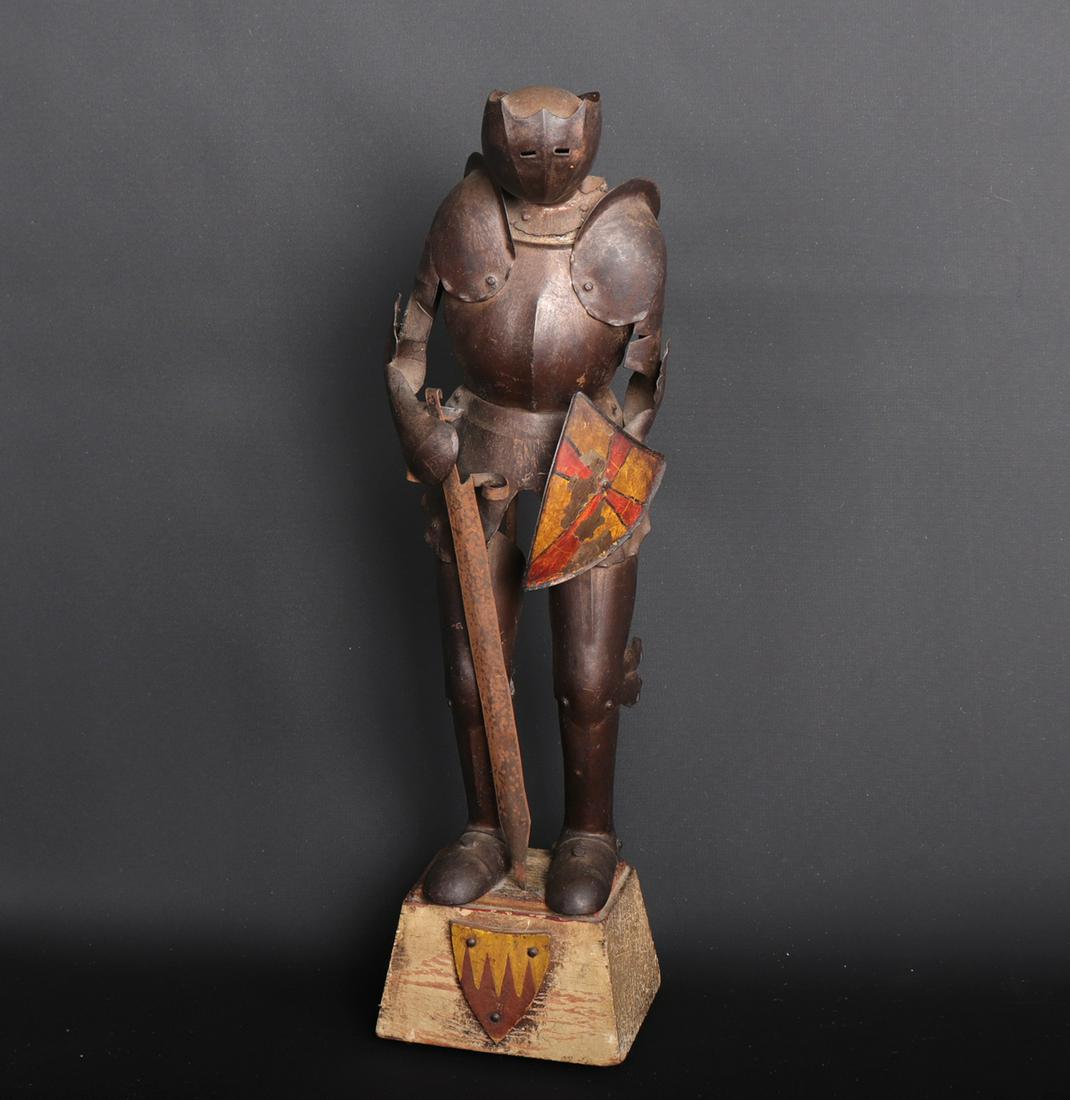 Miniature Gothic Style Suit of Armour (1 of 7)