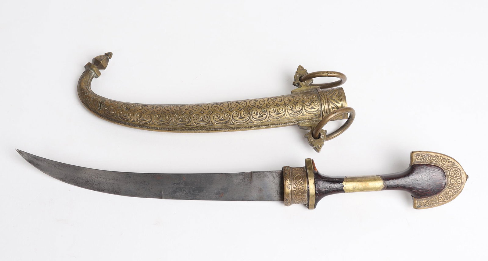 Bright Brass African 'Jambiya' Dagger (1 of 5)