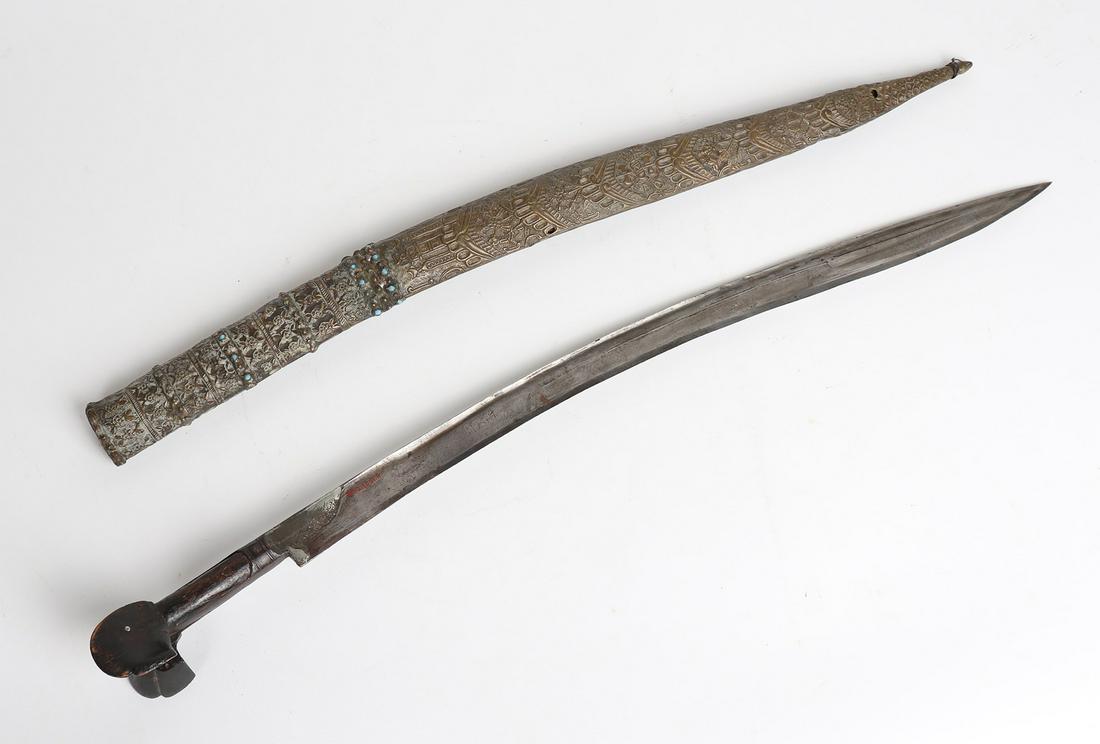 'Yataghan' Ottoman Sword, 19th  C. or Earlier (1 of 11)