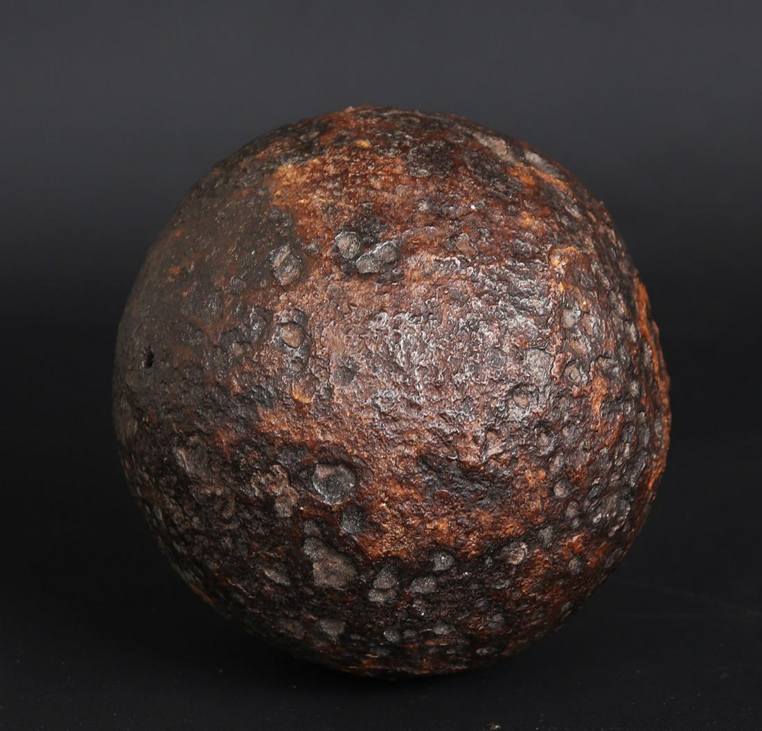 Excavated 9lbs Cannon Ball, Civil War Period (1 of 4)