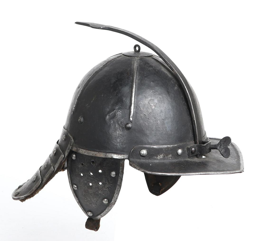 Dutch Lobster-Tailed Pot Helm, Mid-17th C. (1 of 7)