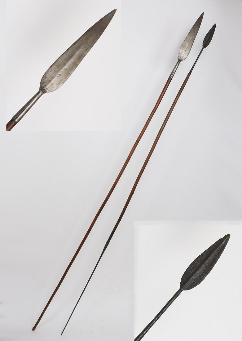Two African Tribal Spears (1 of 9)
