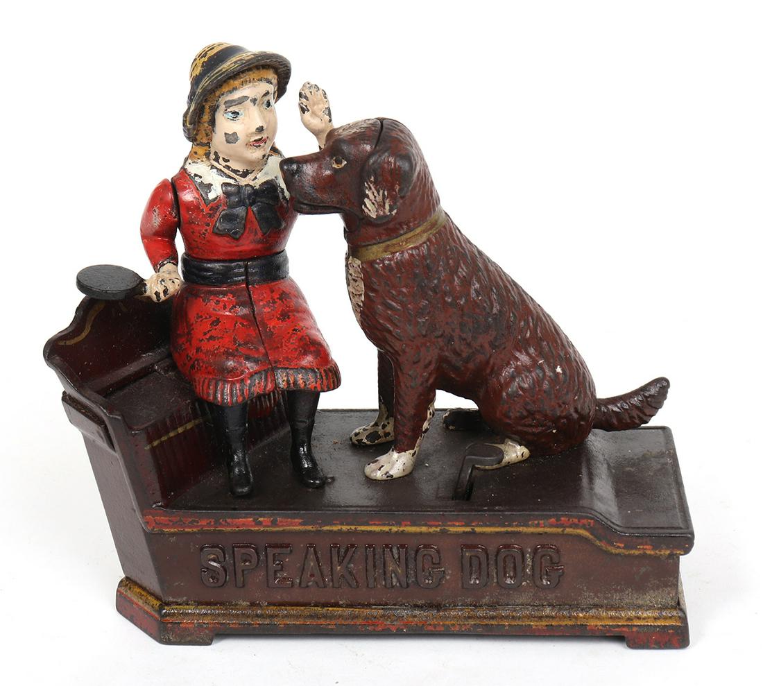 Speaking Dog Bank, Pat. 1885 (1 of 6)
