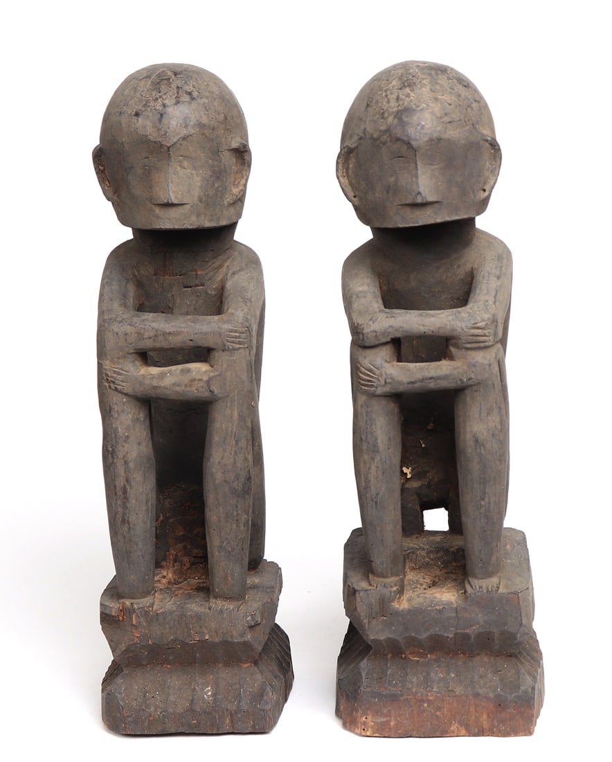 Pair of Ifugao Wood Carved Rice Gods (1 of 7)