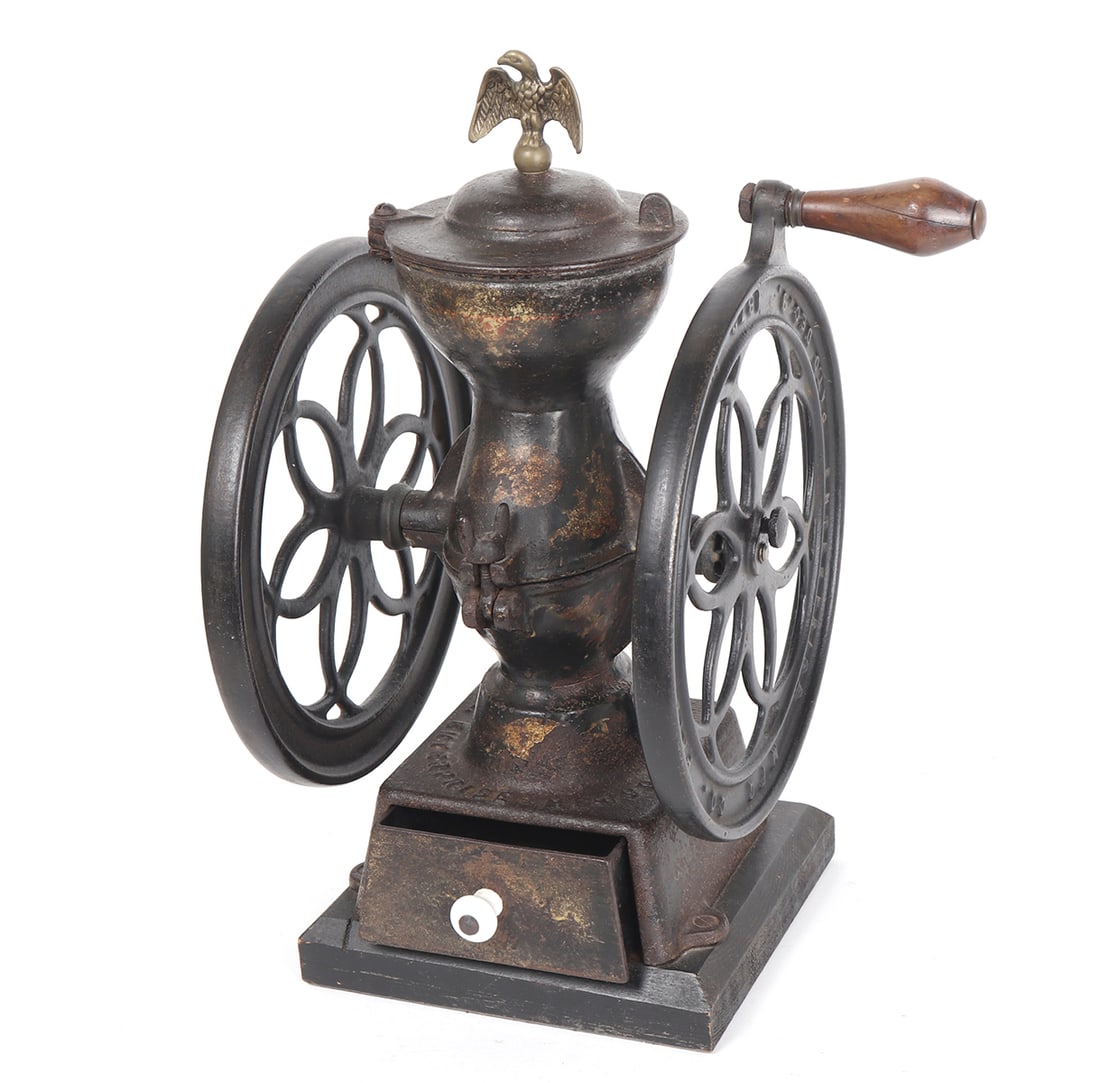 Cast Iron Coffee Grinder, Enterprise MFG PAT'd 1873 (1 of 6)