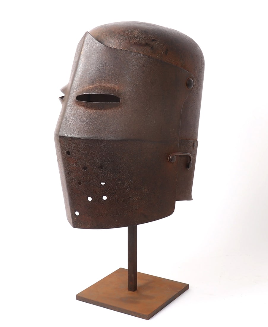 Heavy Medieval Great Helm of the Victorian Period (1 of 8)