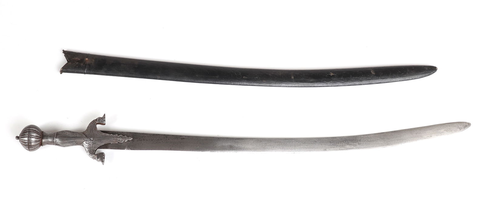 Rare Turbaned Pulwar Sword, Pashtun Peoples 19th c. or Earlier (1 of 10)