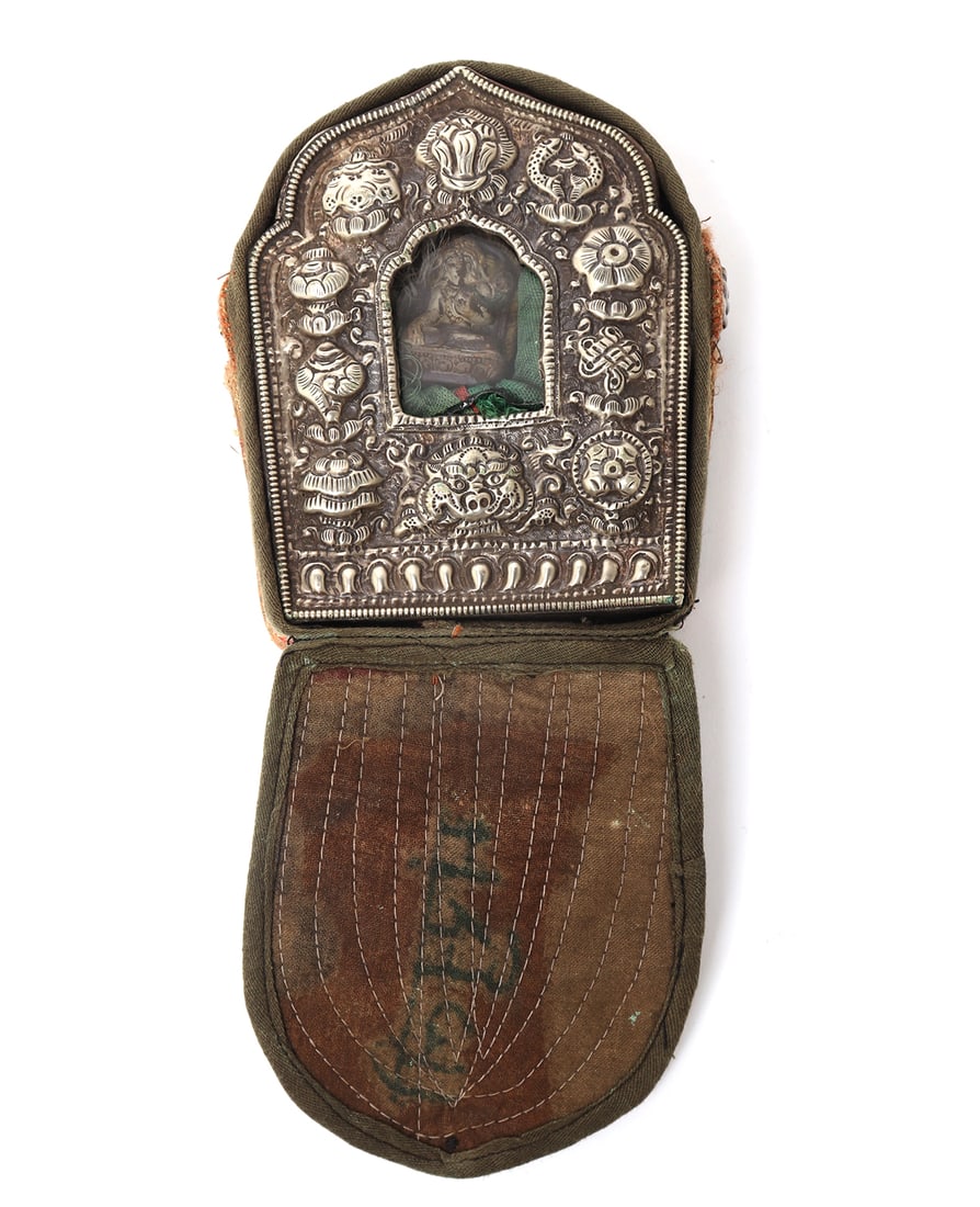 19th Century Tibetan Prayer Box w/Shrine (1 of 10)