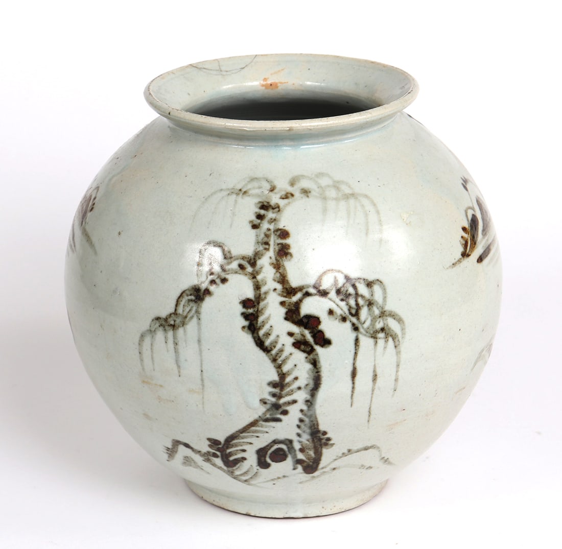 Chosun Iron Painted Korean Jar (1 of 7)