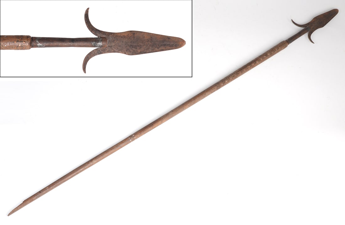Filipino War Spear with Barbs (1 of 6)
