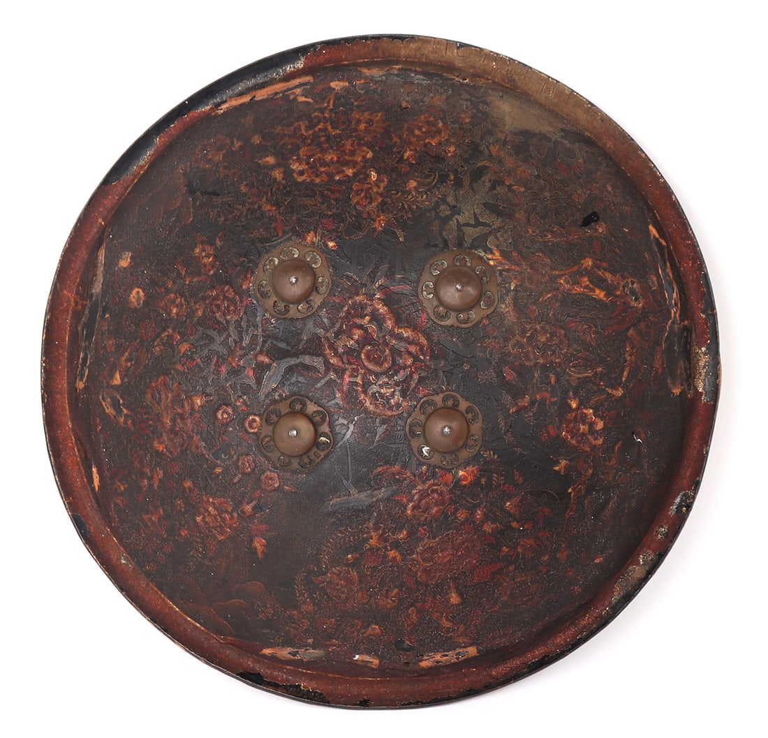 Indian Painted & Gessoed Sipar Shield, Circa 1800 (1 of 4)