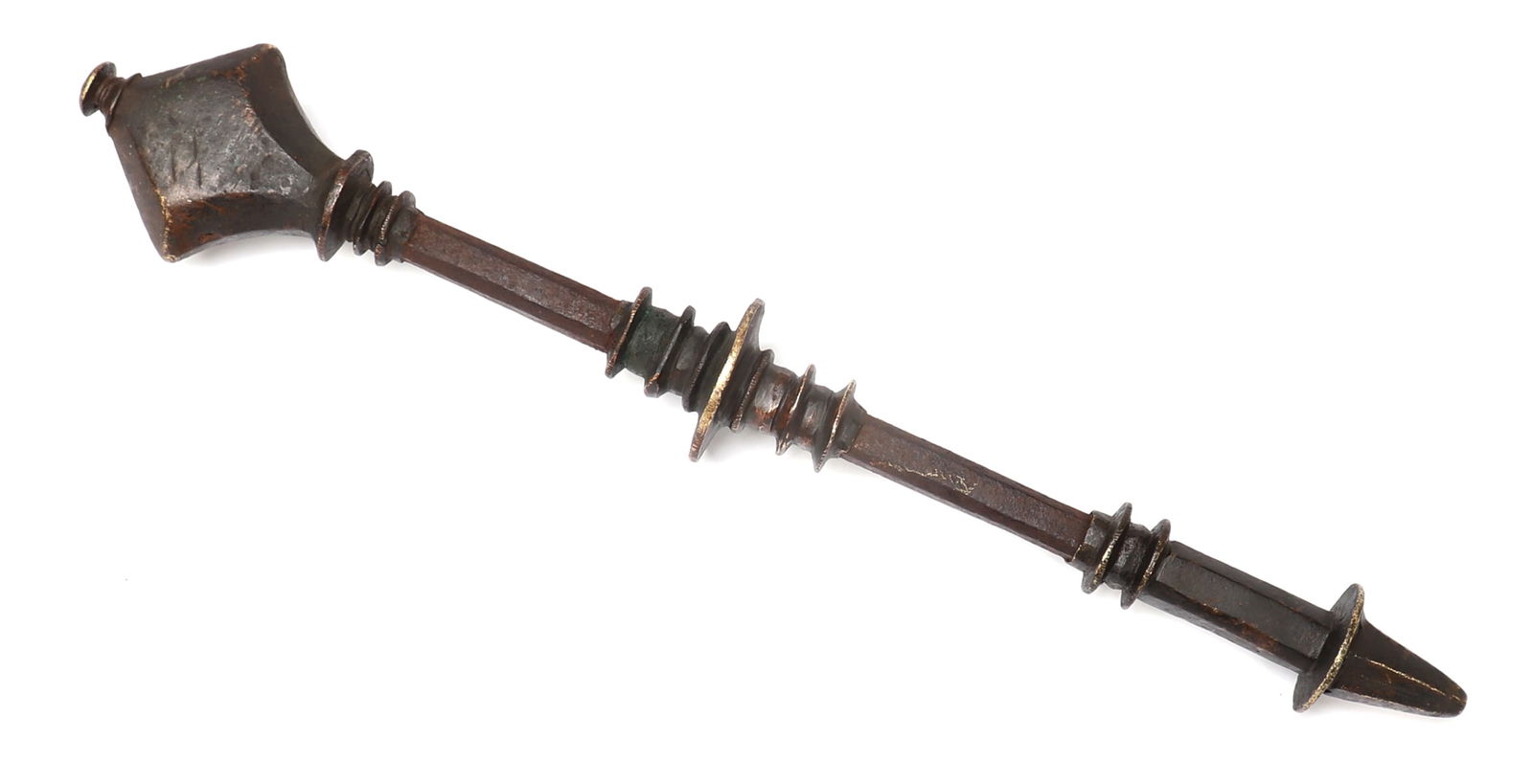 Yoruba Brass Mace or Scepter (1 of 6)