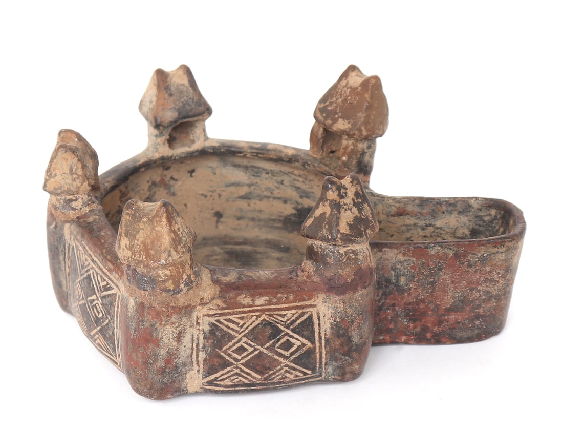 Byzantine Pottery Oil Lamp, ca. 7th to 8th Century AD (1 of 7)