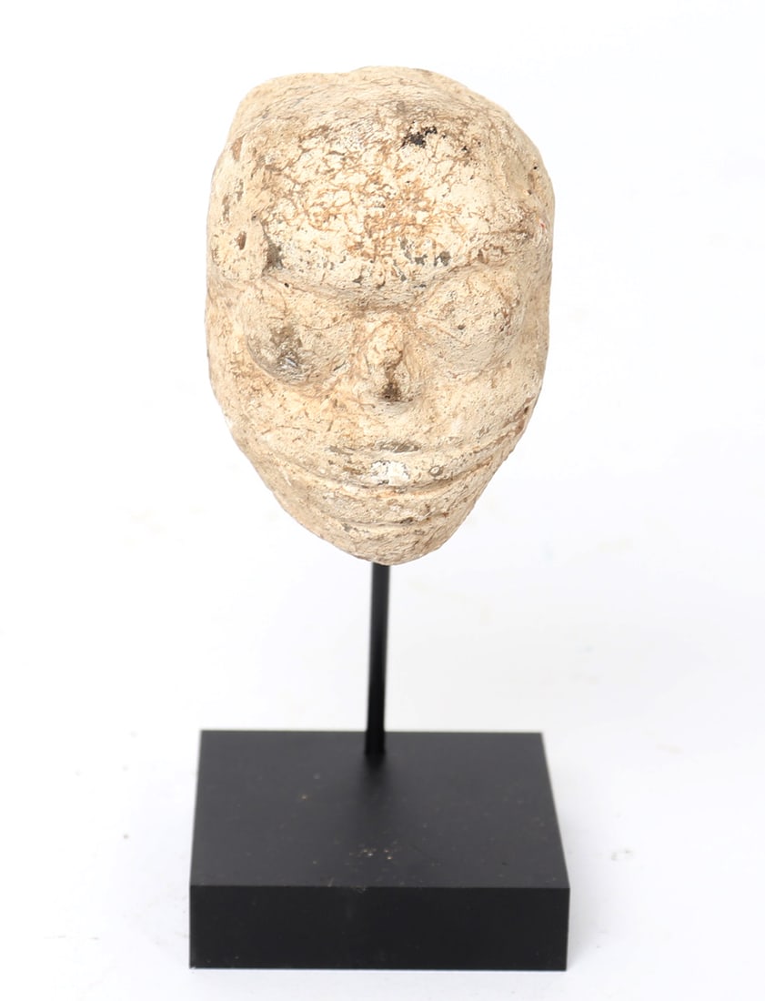 Mayan Pottery Deity Head (1 of 8)