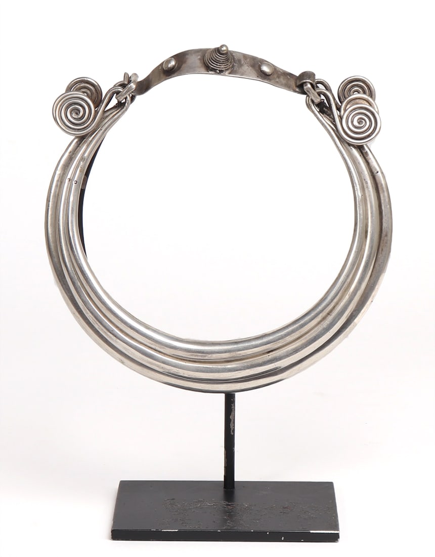 Heavy Chinese Hmong Miao Ceremonial Torque (1 of 5)