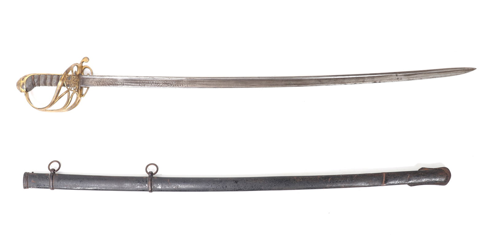 British Infantry Officers Sword, Pattern 1845 w/Hinge (1 of 10)