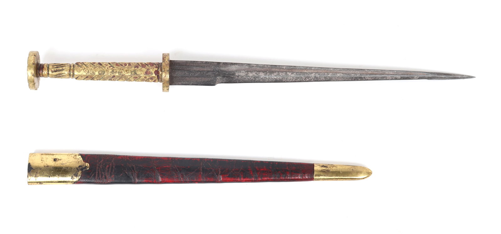 Rare Rondel Dagger w/Scabbard (1 of 9)