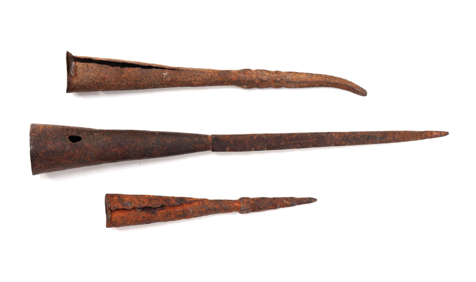 Group of Three Antique Spear Heads, 16th-18th c. (1 of 6)