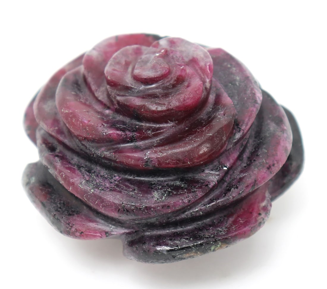 Gorgeous Raw Ruby Carved Rose, 300kt (1 of 5)