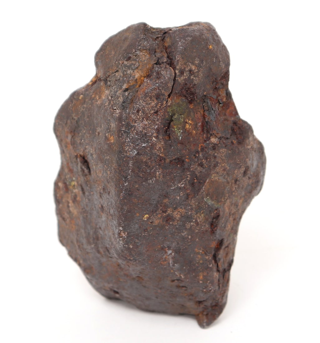 Large Iron Meteorite, 3.8 lbs: Good size meteorite specimen in a dark black & grey color. Size 4 3/4" L x 3" W x 2 1/2" H, weight 1,750 gramsEx-Pasadena, California Collection, Ex-Chinese Collection