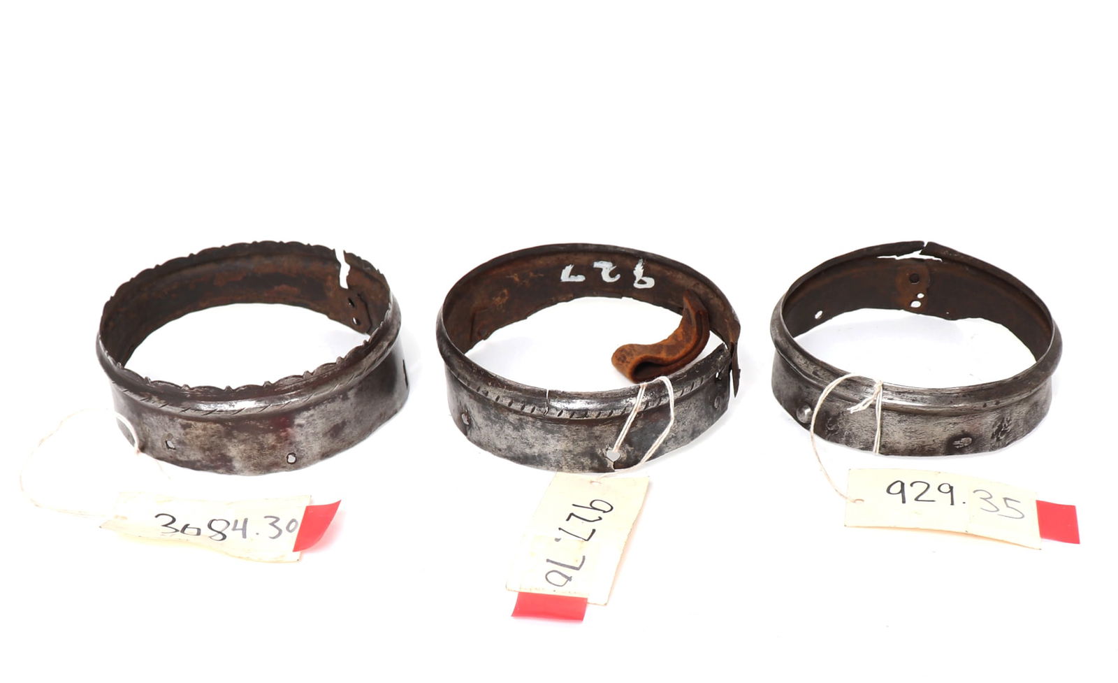 Critical Group of Three Elements of Armor, 16th-17th c. (1 of 4)