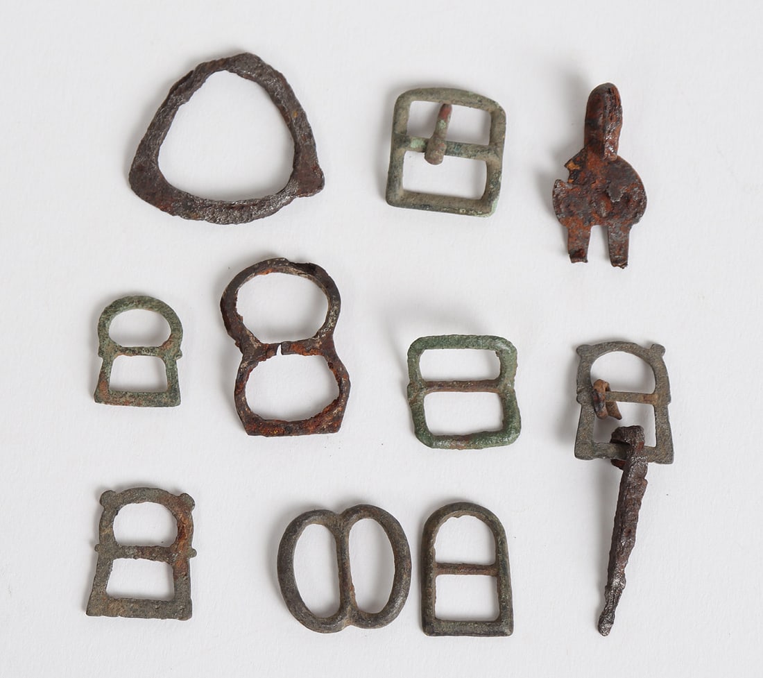 Medieval Iron Buckles, 14th-15th C. (1 of 2)