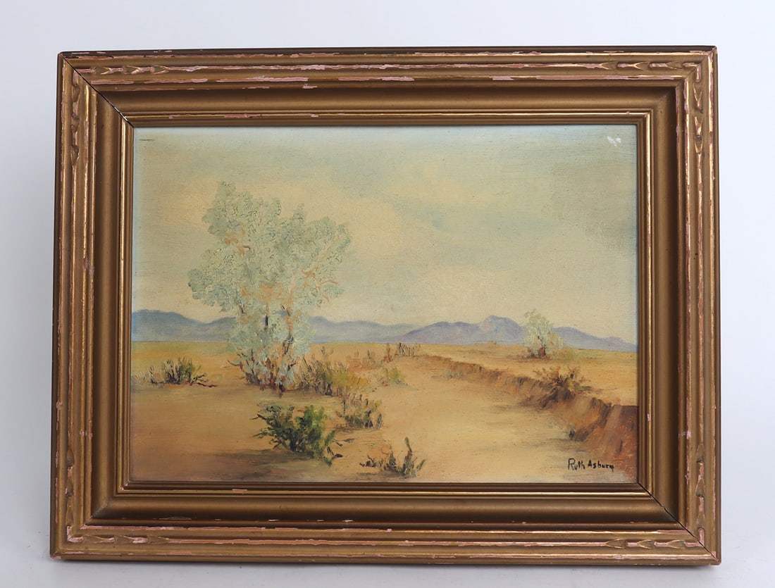 Unknown Artist 'Ruth Asbury' Dessert Landscape (1 of 4)