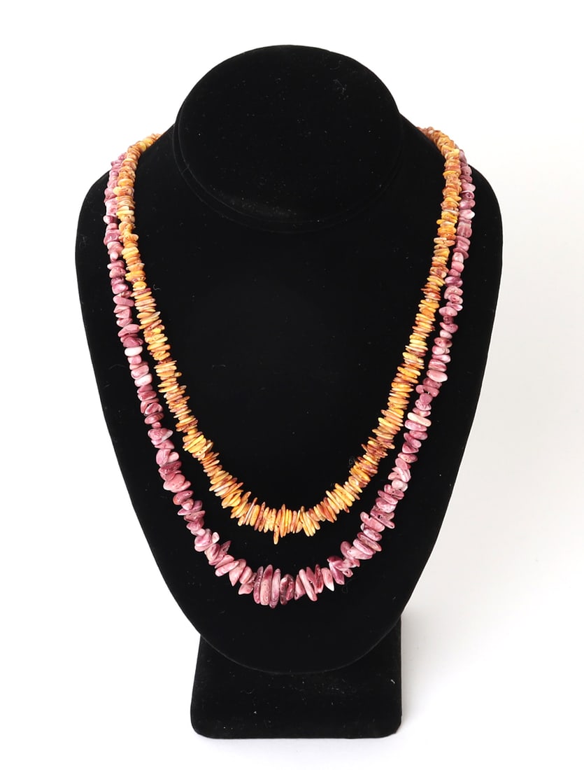Gorgeous Duel Banded Spiny Lobster Zuni Beaded Necklace (1 of 4)