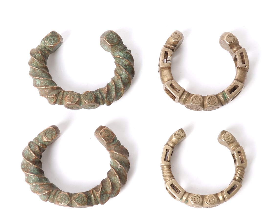 Four African Metal Bracelets (1 of 5)