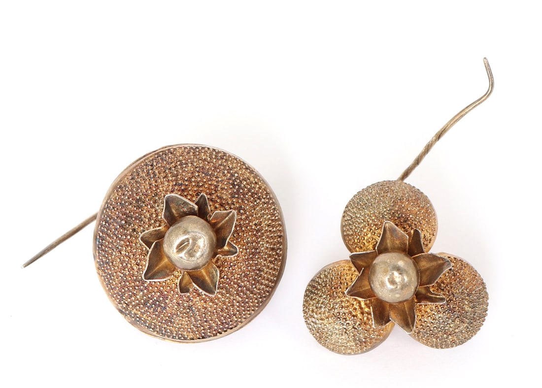 Asante Gilded Silver Hair Pins (1 of 7)