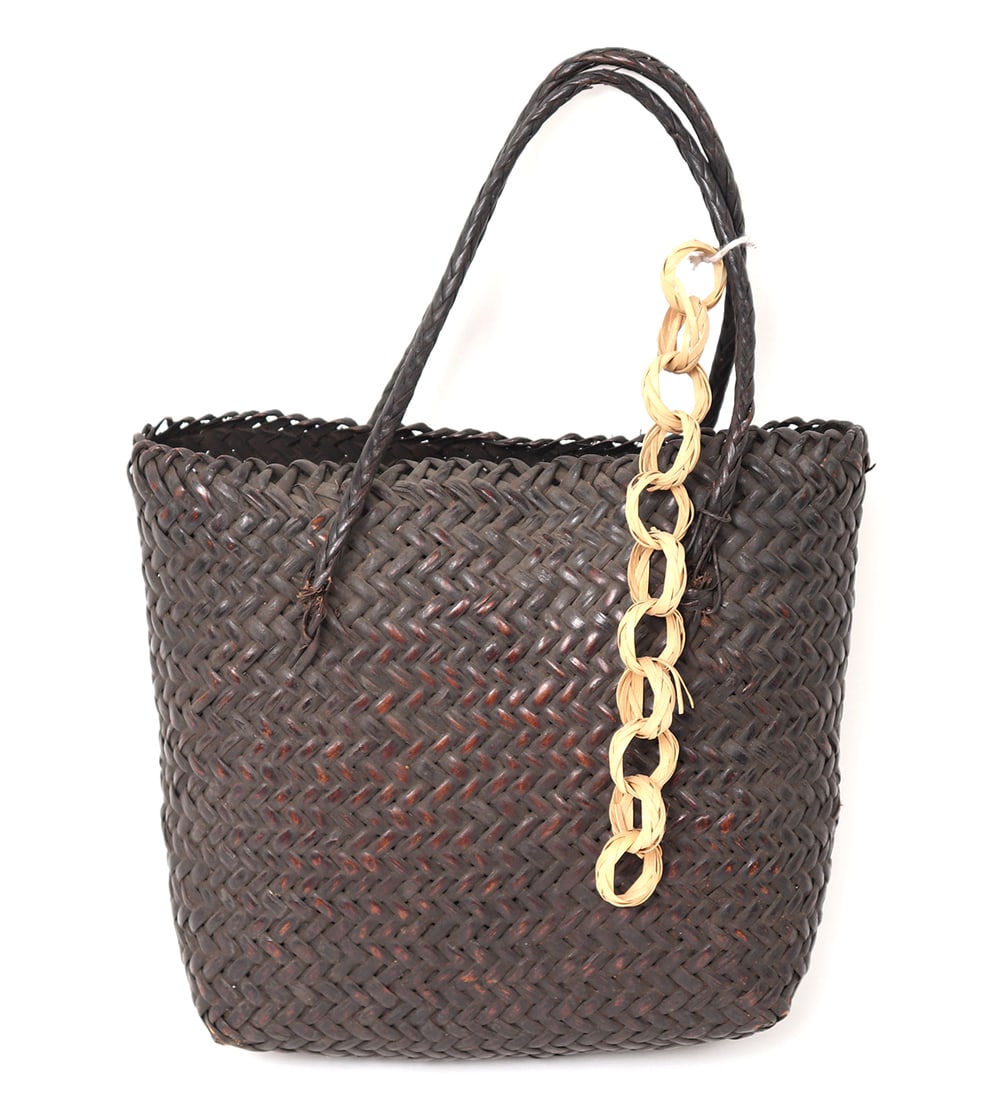 Filipino Hand Made Purse, Braided Rattan & Bamboo (1 of 5)