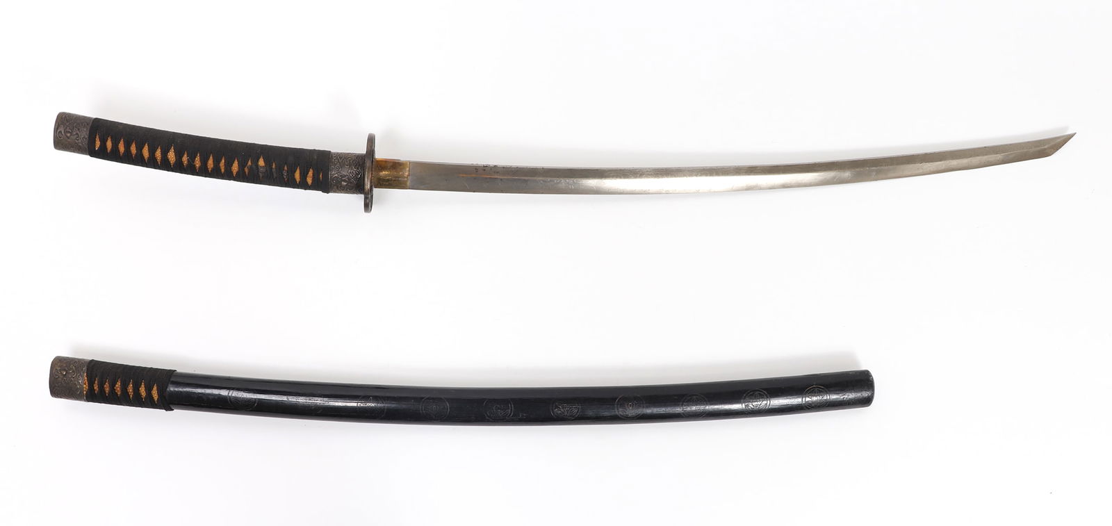 Vintage Japanese Samurai Sword with Scabbard (1 of 10)