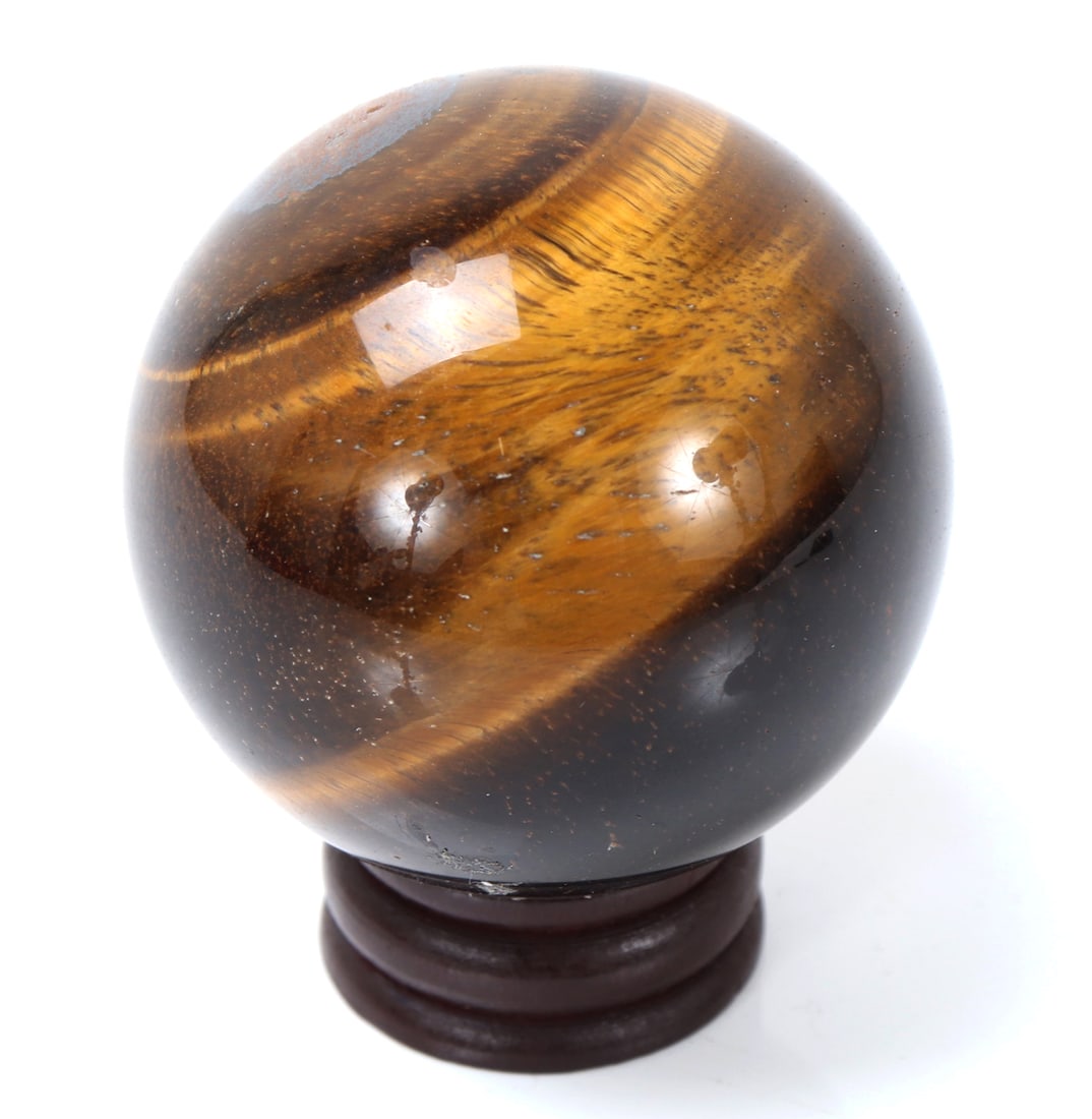 Wonderful Tiger's Eye Polished Sphere w/Stand (1 of 4)