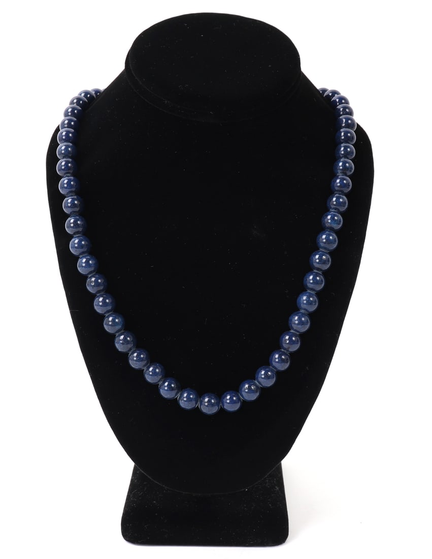 Gorgeous Strand of Lapis Lazuli Polished Beads (1 of 5)
