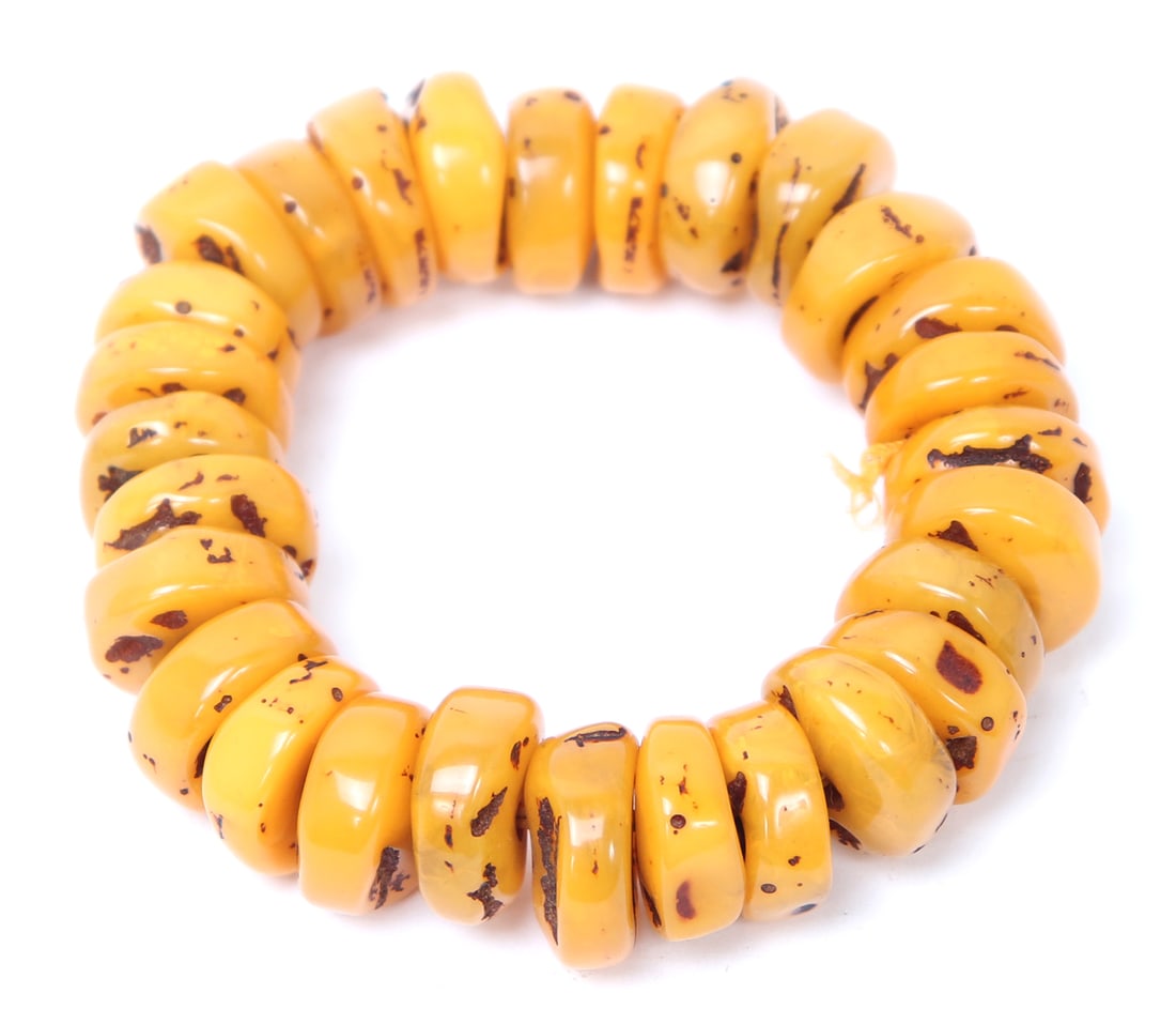 Gorgeous Amber Bead Bracelet (1 of 4)