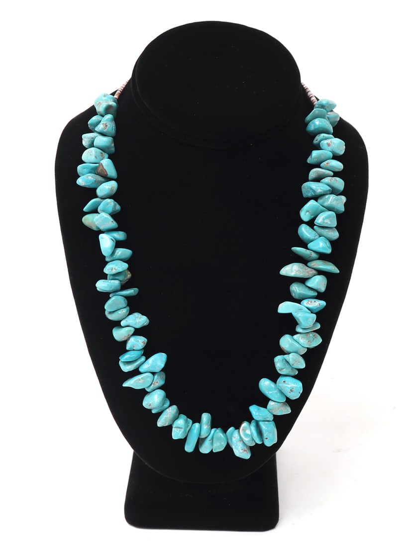 Gorgeous Turquoise Nugget Necklace (1 of 7)