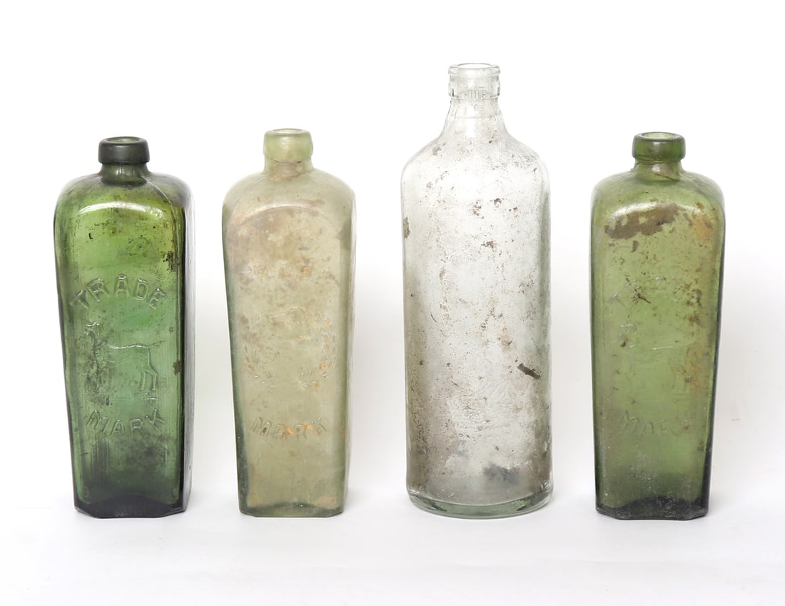 Embossed African Gin Bottle Collection (1 of 6)