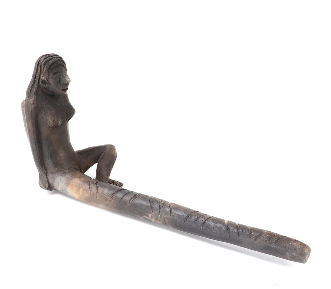 Fang Pipe Figure, 19th Century (1 of 6)