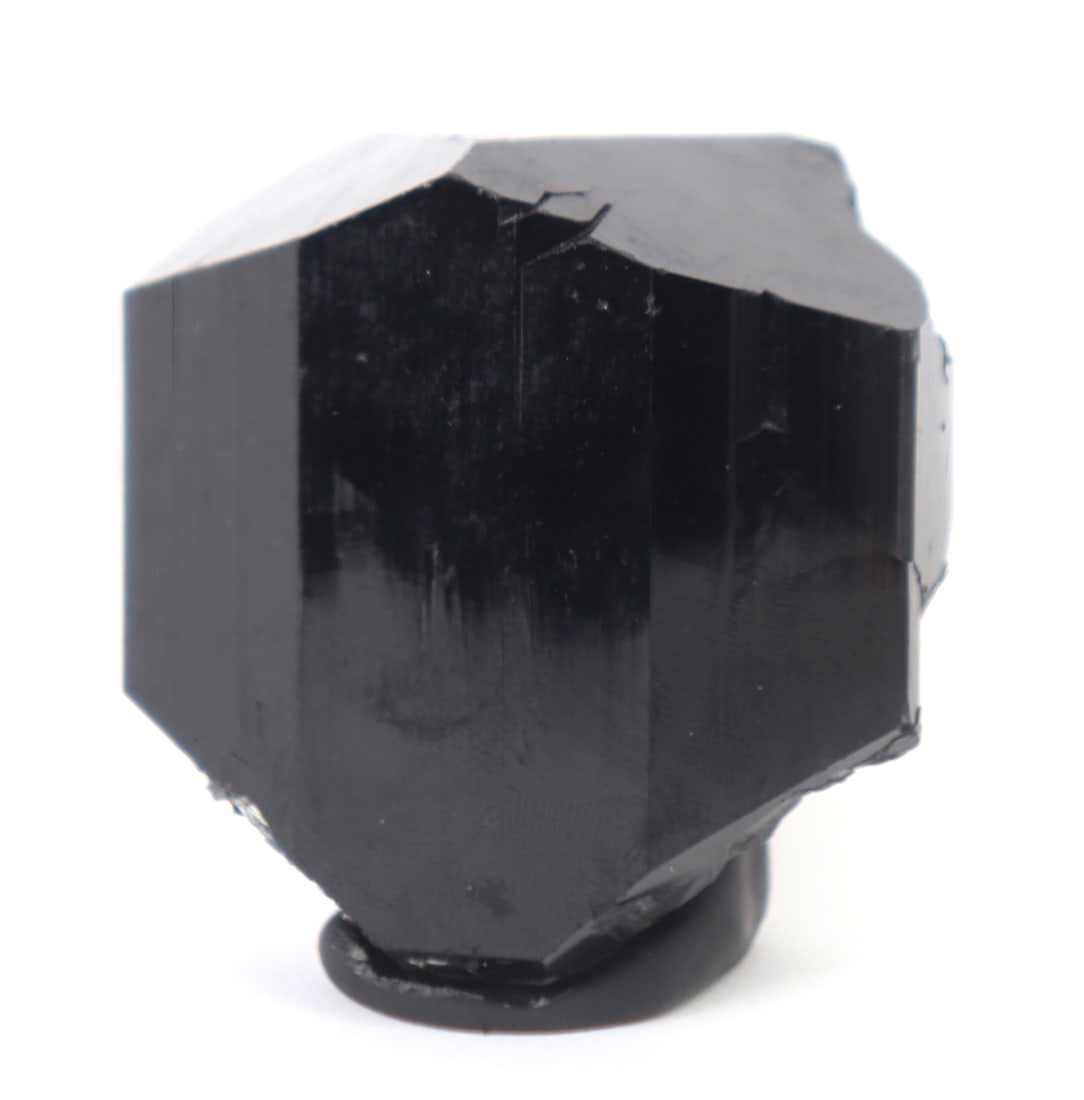 Schorl Mineral Specimen: Pakistan. Schorl, more commonly known as black tourmaline forms in beautiful crystals and are one of the most aesthetic black minerals known. Black Tourmaline is renowned for its remarkable healing pr