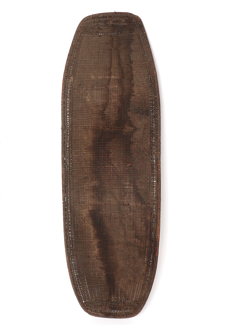 Ngandu DRC Woven War Shield, 20th c. (1 of 6)