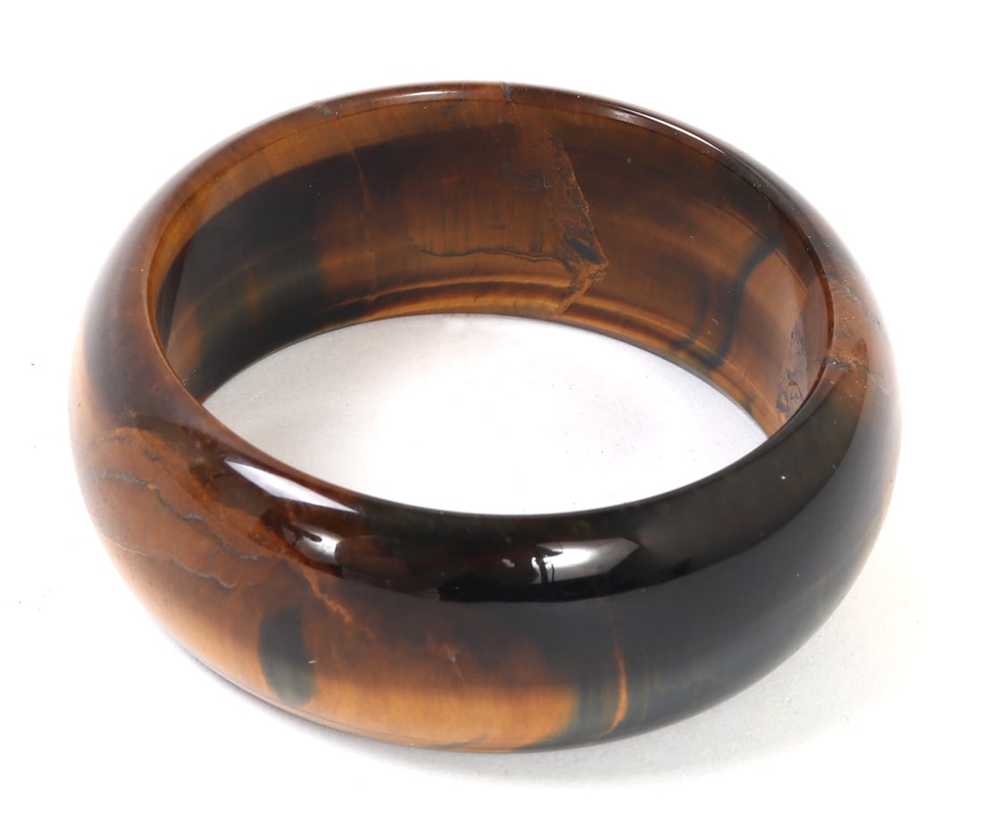 Gorgeous Natural Tiger's Eye Bangle (1 of 6)