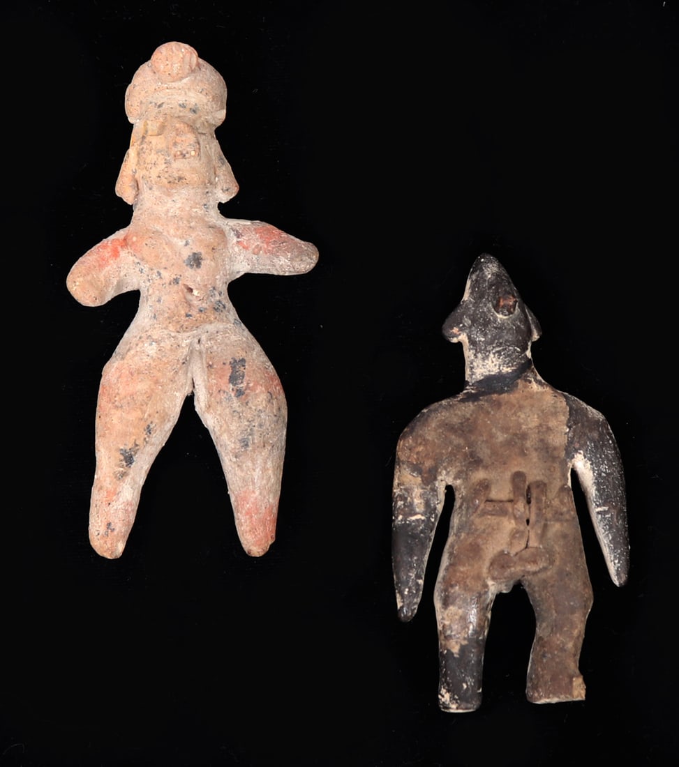 2 Jalisco Pre-Columbian Figures, 100 BCE - 250 CE (1 of 4)