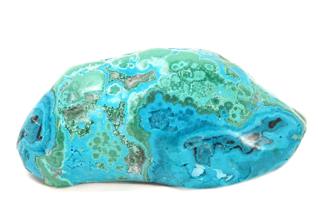 Wonderful Chrysocolla & Malachite Mineral Specimen (1 of 6)