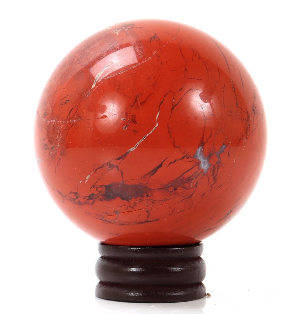Wonderful Miniature Red Jasper Sphere (1 of 5)