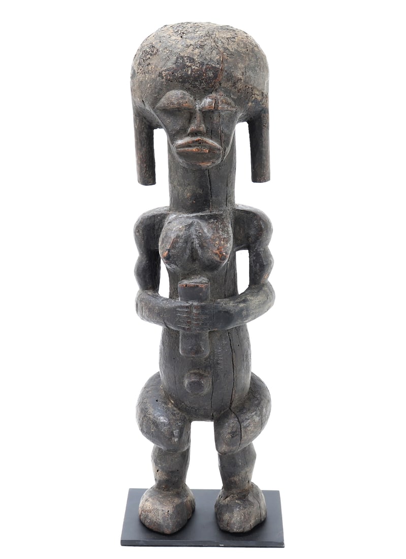 Wood Carved Fang Bieri Guardian Figure (1 of 5)