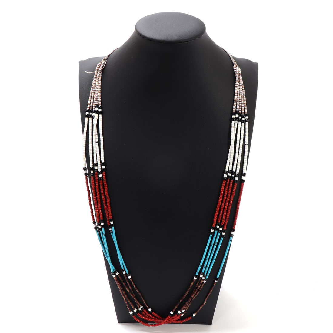 Gorgeous Five Strand Mixed Bead Necklace (1 of 4)