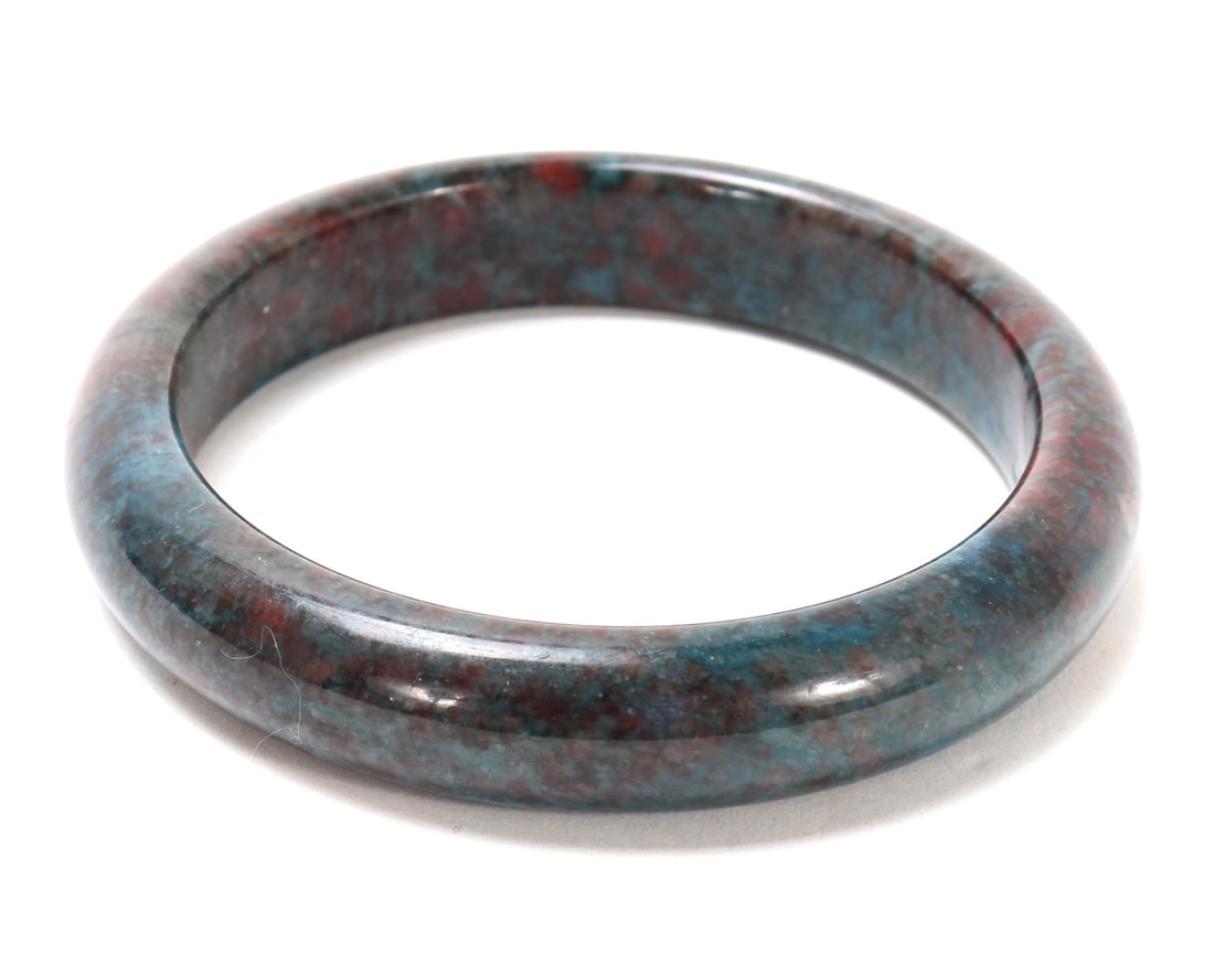 Gorgeous Ruby in Kyanite Bangle Bracelet (1 of 4)
