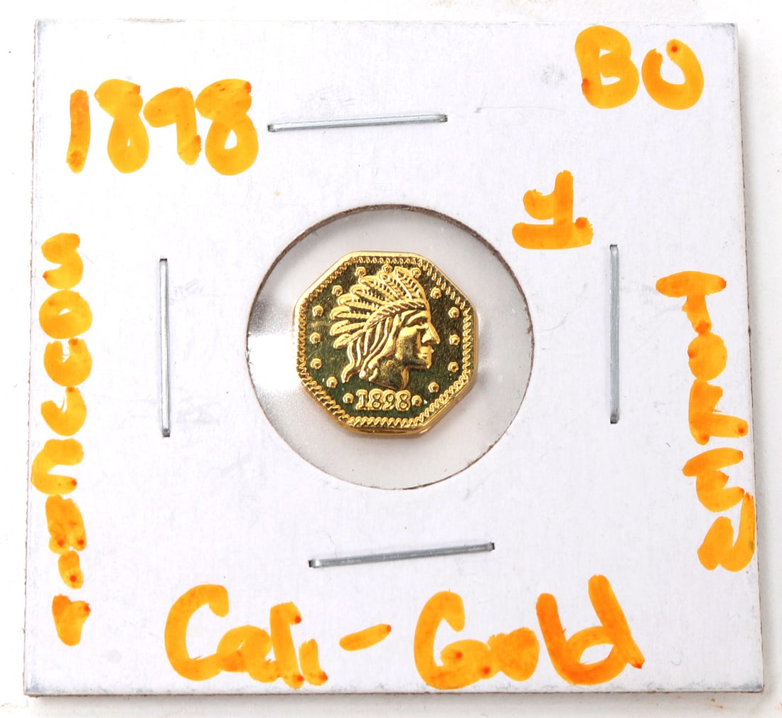 1898 1/2 Dollar California Gold Octagonal (1 of 2)