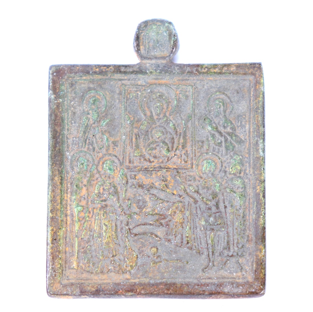 Small Metal Icon The Mother of God of The Sign (1 of 3)