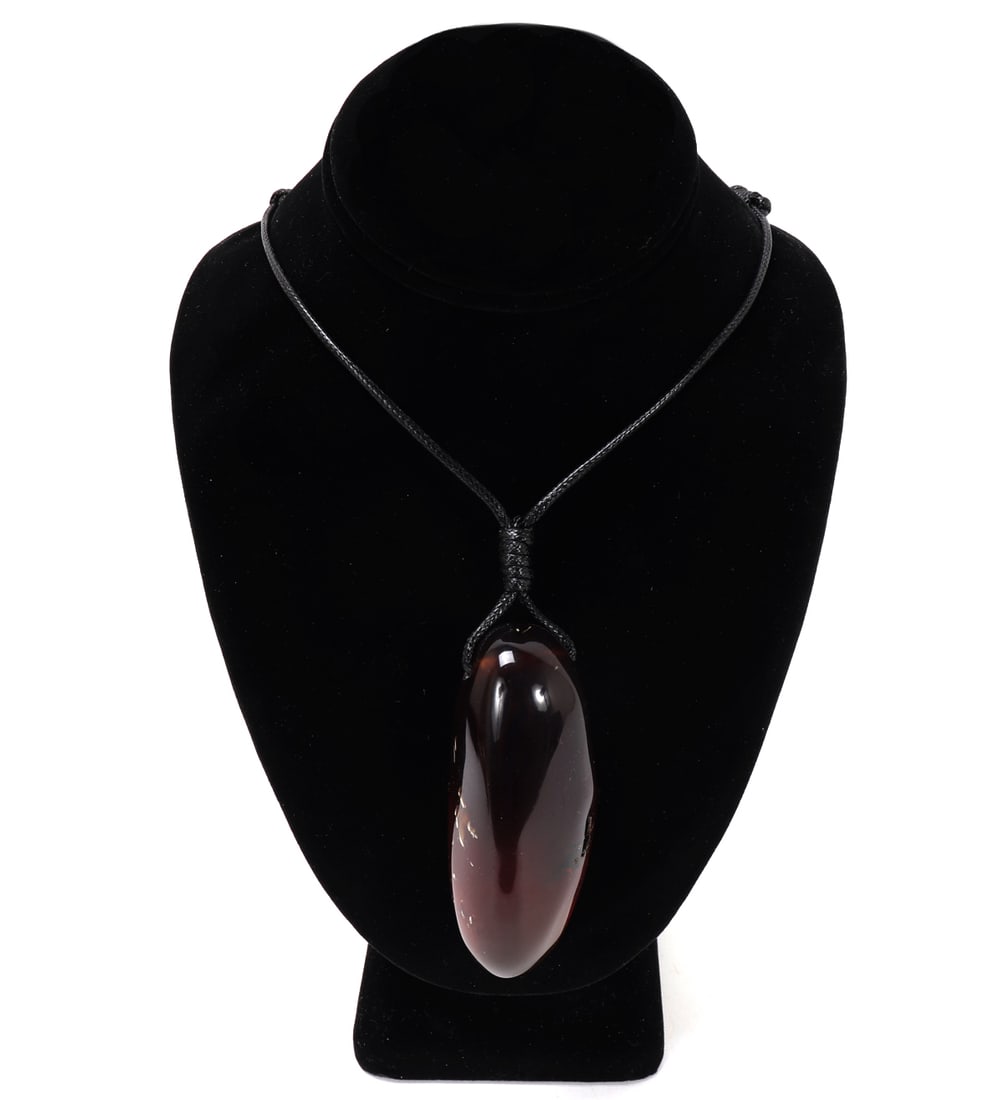 Natural Large Amber Pendant Necklace (1 of 6)